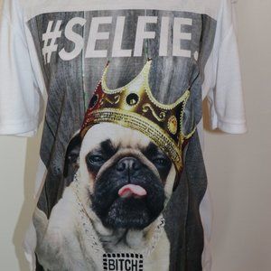 NEW #Selfie Pug T-Shirt E1 Syndicate